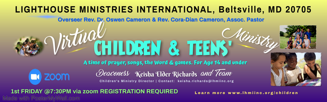 E-mail Children's Director at keisha.richards@lhmiinc.org for more details