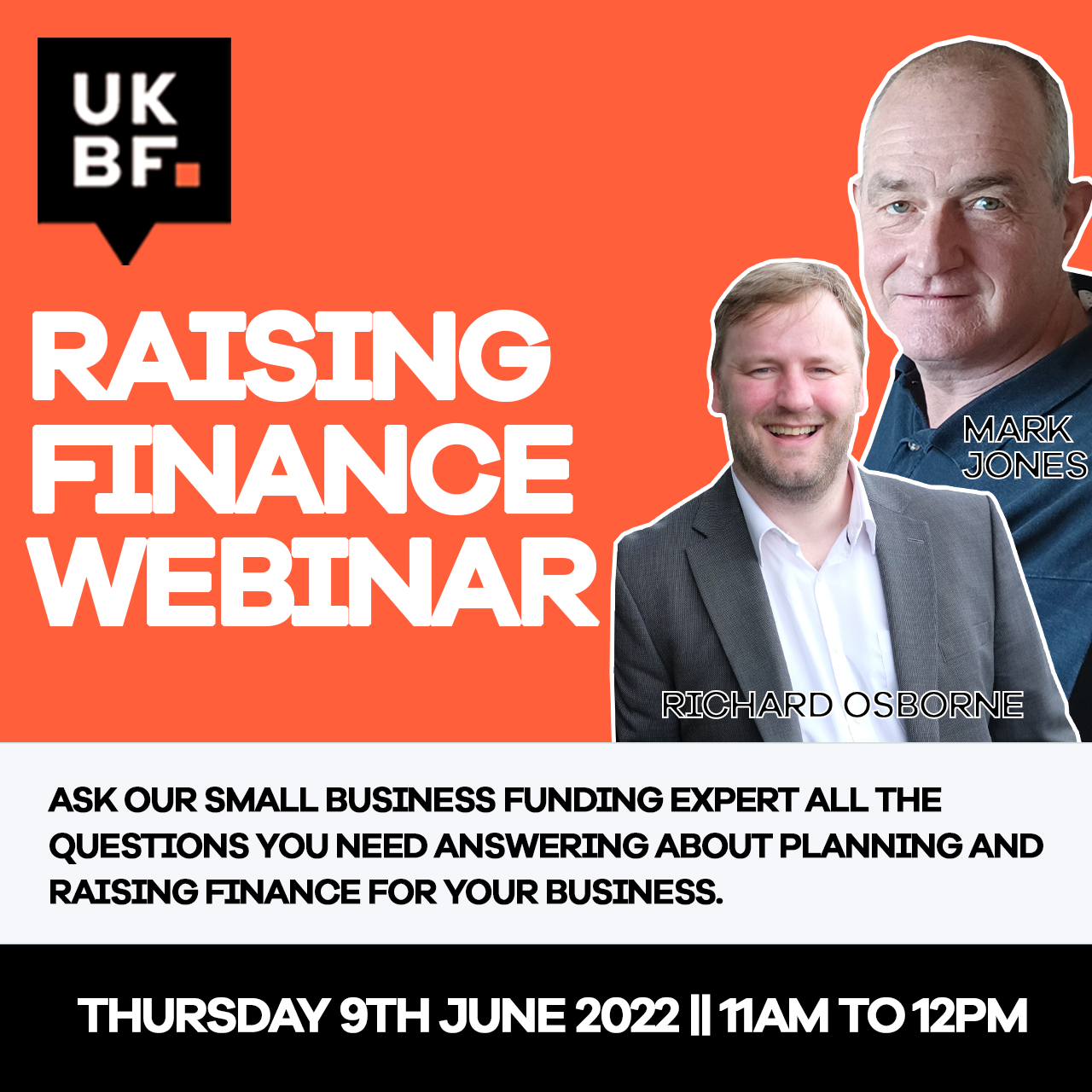 UKBF Raising Finance Webinar | Thursday 9 June 2022