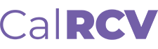 Purple Cal RCV logo on a transparent background.