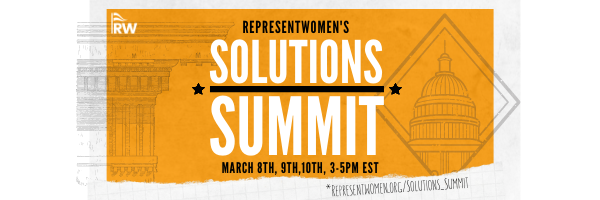 RepresentWomen's Solutions Summit logo