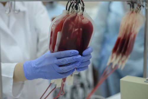 Image of blood transfusion bag