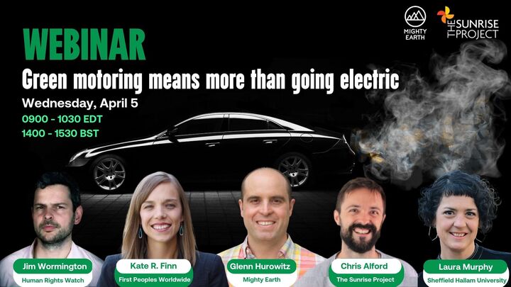 Webinar: Green motoring means more than going electric