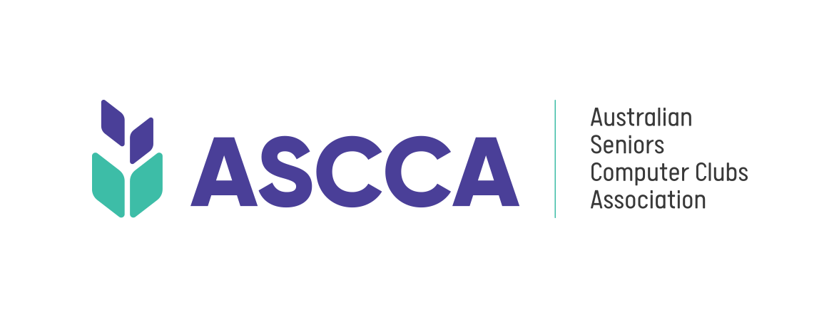 Logo for the Australian Seniors Computer Clubs Association