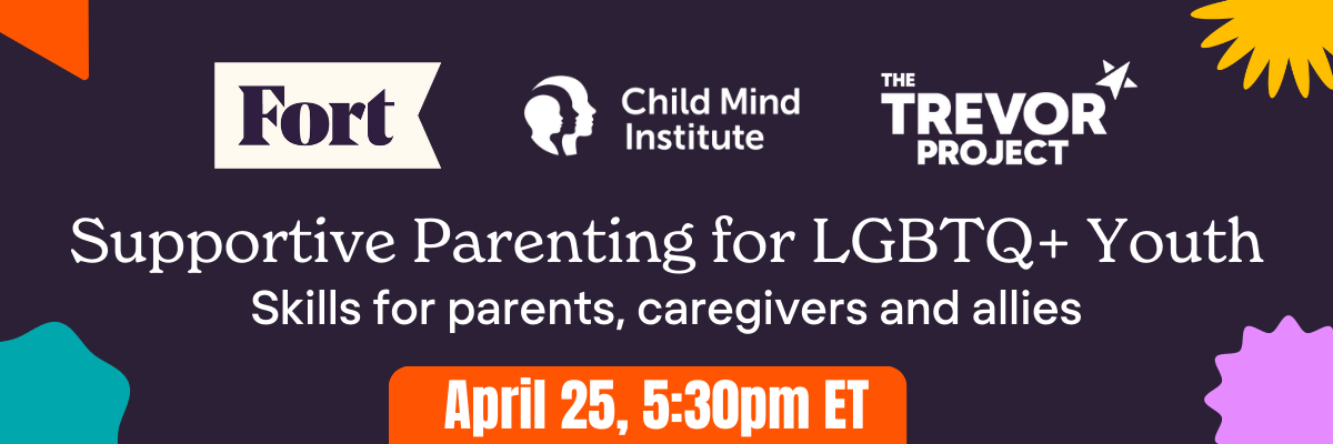 Welcome! You are invited to join a webinar: Supportive Parenting for LGBTQ+ Youth. After registering, you will receive a confirmation email about joining the webinar.