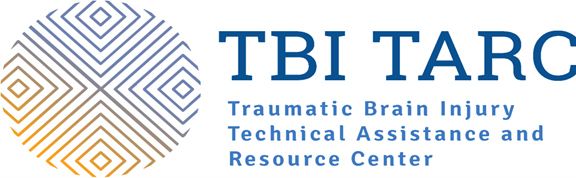 Logo for the Traumatic Brain Injury Technical Assistance and Resource Center (TARC)