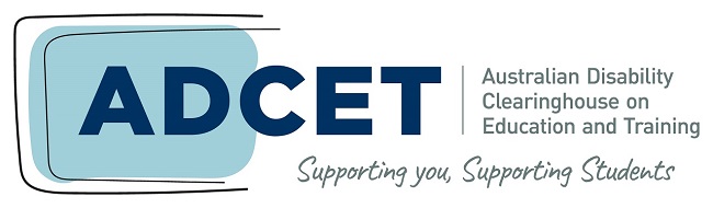 ADCET logo. Supporting you supporting students